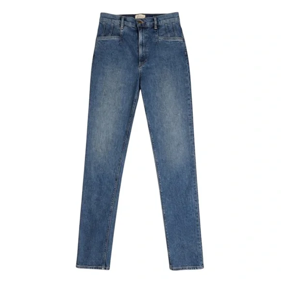 Favorite Daughter Jordie High Rise Straight Jeans 28x30 Made USA #FCJLBC5546 - Picture 3 of 15